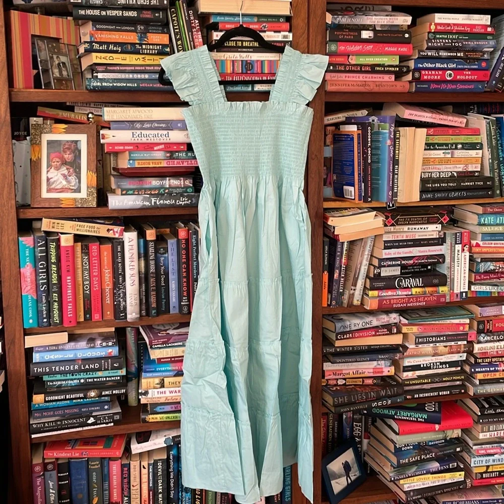 NWT Hill House Ellie Nap Dress in Bay Blue - Picture 5 of 8